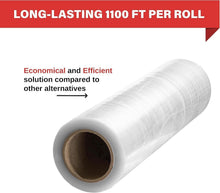 Load image into Gallery viewer, 1 Pack Stretch Wrap 17.5" 1100 SqFt 80 Gauge
