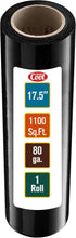Load image into Gallery viewer, 4 Pack Stretch Wrap 17.5" 1100 SqFt 80 Gauge - Black