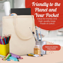 Load image into Gallery viewer, 10 Pack Reusable Cloth Bags 13"W x 15"H