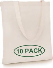 Load image into Gallery viewer, 10 Pack  Reusable Cloth Bags 13"W x 15"H
