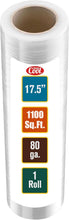 Load image into Gallery viewer, 1 Pack Stretch Wrap 17.5" 1100 SqFt 80 Gauge
