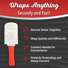 Load image into Gallery viewer, 12 Pack Mini Hand Stretch Wrap 5" 1000 Ft Roll 60 Gauge
