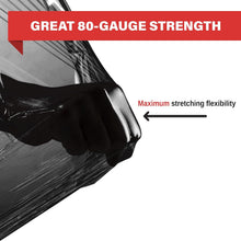 Load image into Gallery viewer, 4 Pack Stretch Wrap 17.5" 1100 SqFt 80 Gauge - Black
