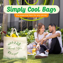 Load image into Gallery viewer, 200 Pack Reusable Grocery Shopping Bags Bulk-Heavy Duty Foldable Grocery Tote Bag 14.5"x14"x6.6", Eco-Friendly Thank You Bags for Retail Stores, Boutiques &amp; Markets
